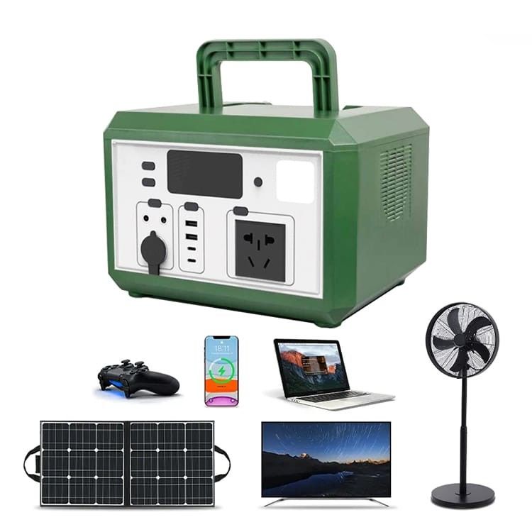 Nuevo generador de batería de litio recargable de energía portátil de 600W para exteriores