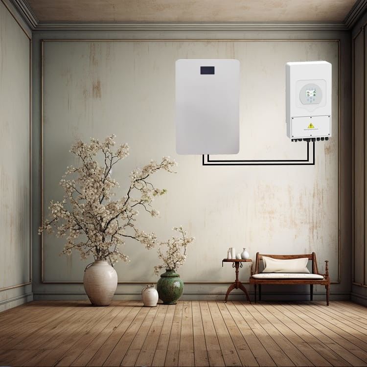 5.12kwh Hybrid Solar Wall Mount Lifepo4 Batería todo en uno para uso residencial