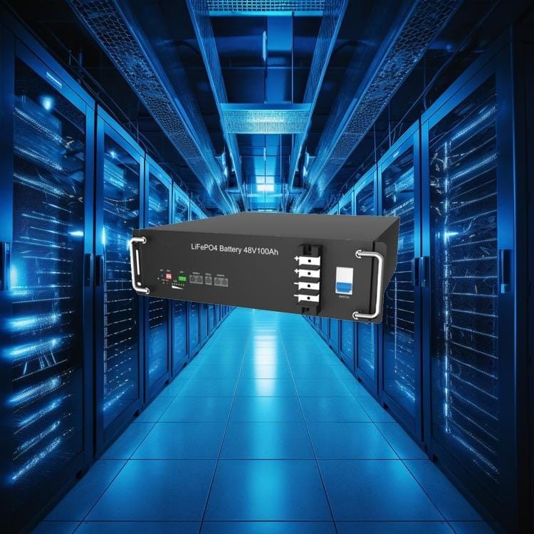 Paquete de baterías 24v 200ah Batería de iones de litio con bastidor montado Sistema solar Batería de almacenamiento de energía
