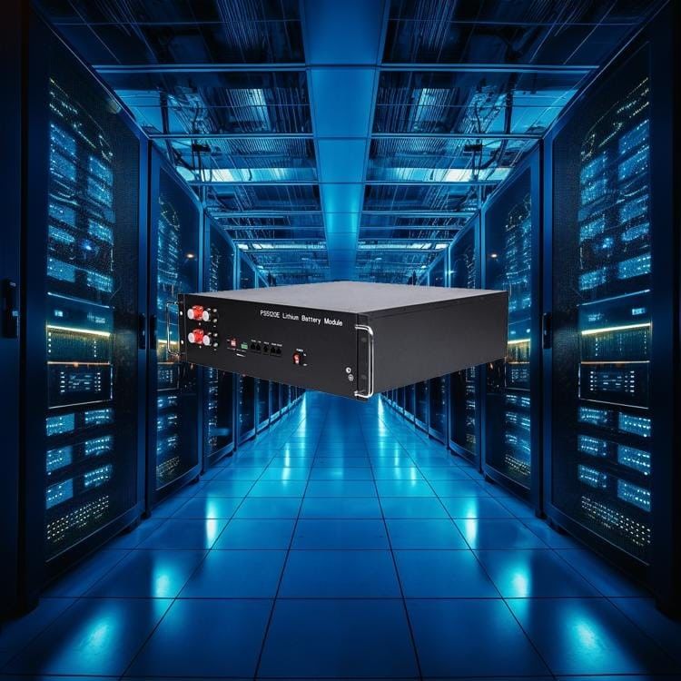 Sistema de almacenamiento de energía con batería de litio de 50 kWh montado en rack de alta tensión Lifepo4 Rackmount para aplicaciones industriales